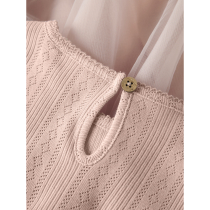 LIL ATELIER Kjole Fanella Peach Whip